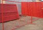 PVC Kaplı Geçici İnşaat Çit Kanada Standart 10x6 FT Olay Hareketli Çit Tedarikçi