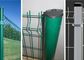 Güvenlik Kaynaklı Çelik Tel Eskrim / Üçgen Bükme Bahçe Örme Çit Tedarikçi